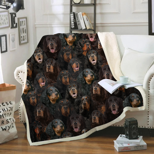 You Will Have A Bunch Of Gordon Setters - Blanket V1