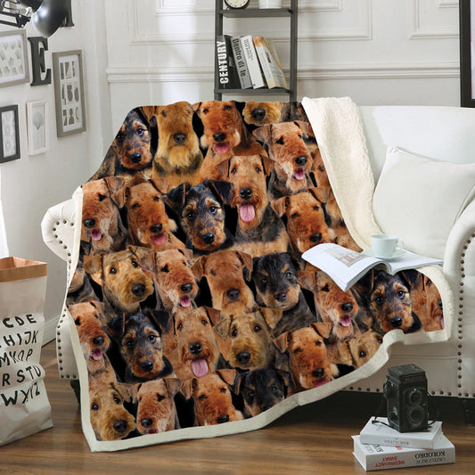 You Will Have A Bunch Of Airedale Terriers - Blanket V1