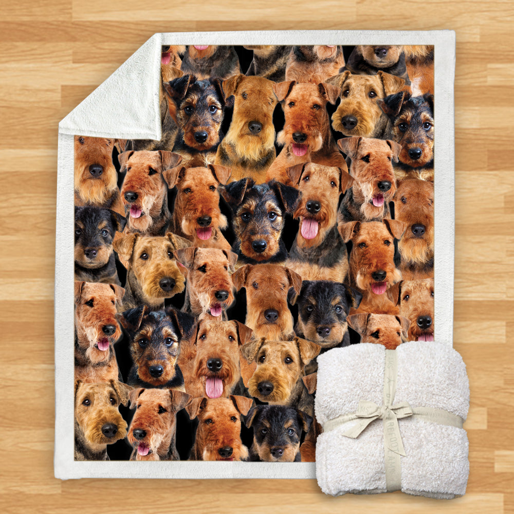 Airedale Terriers - Blanket V1