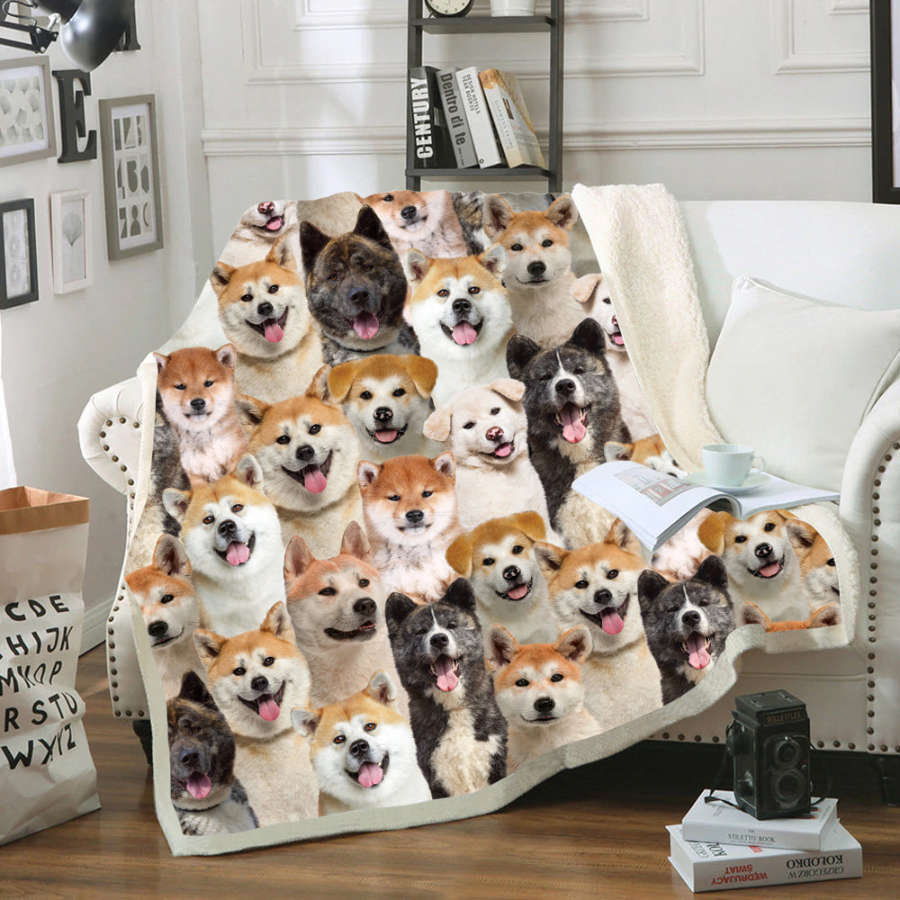 You Will Have A Bunch Of Akita Inus - Blanket V1