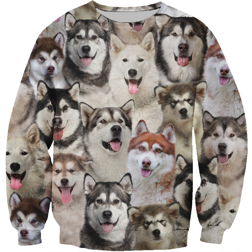 Sie werden einen Haufen Alaskan Malamutes haben - Sweatshirt V1