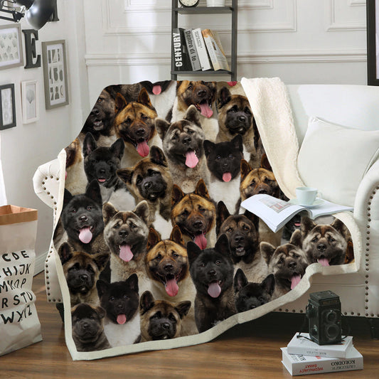 You Will Have A Bunch Of American Akitas - Blanket V1