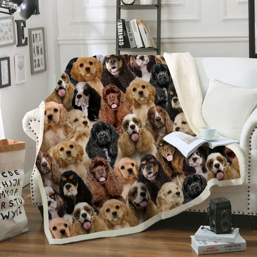 You Will Have A Bunch Of American Cocker Spaniels - Blanket V1
