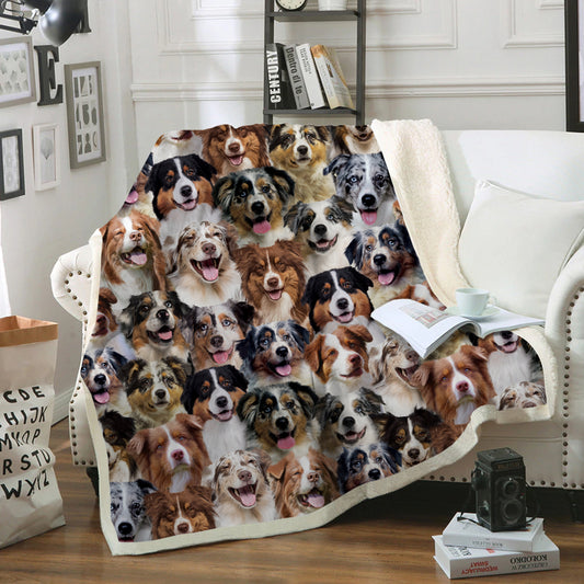 You Will Have A Bunch Of Australian Shepherds - Blanket V1