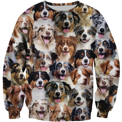 Sie werden einen Haufen australischer Schäferhunde haben - Sweatshirt V1