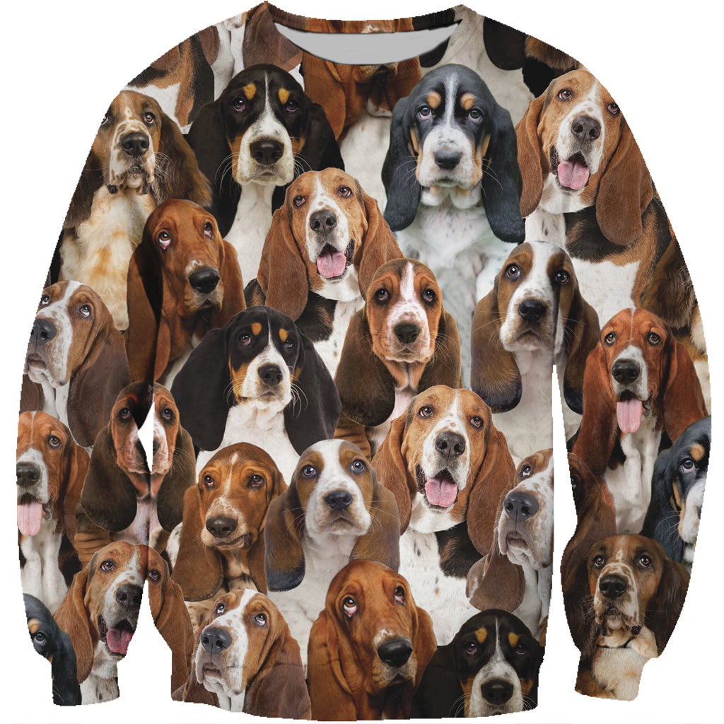 You Will Have A Bunch Of Basset Hounds - Sweatshirt V1