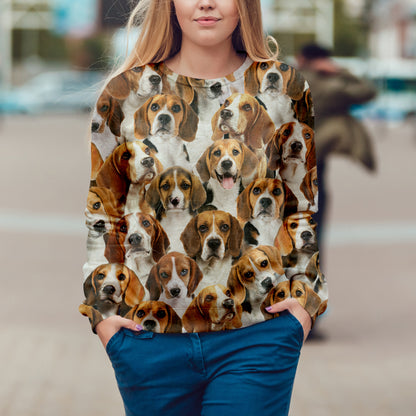 Du wirst einen Haufen Beagles haben - Sweatshirt V1