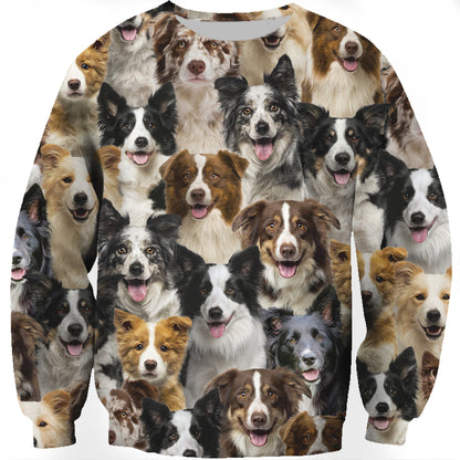 Vous aurez un tas de Border Collies - Sweatshirt V1