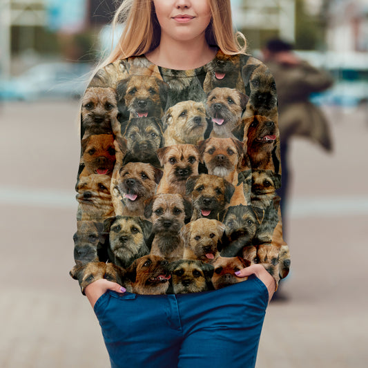 Vous aurez un groupe de Border Terriers - Sweatshirt V1