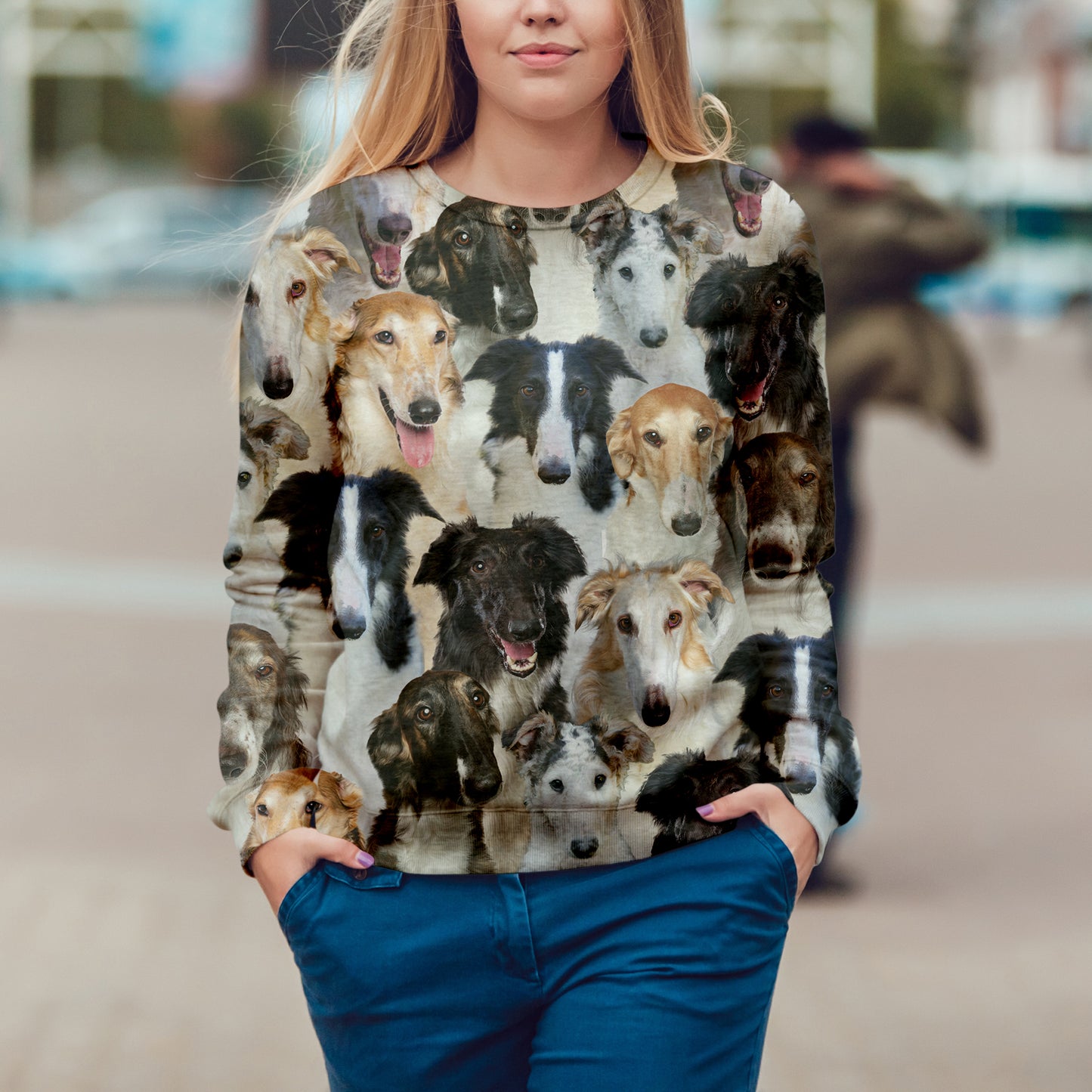 Vous aurez un tas de Barzois - Sweatshirt V1