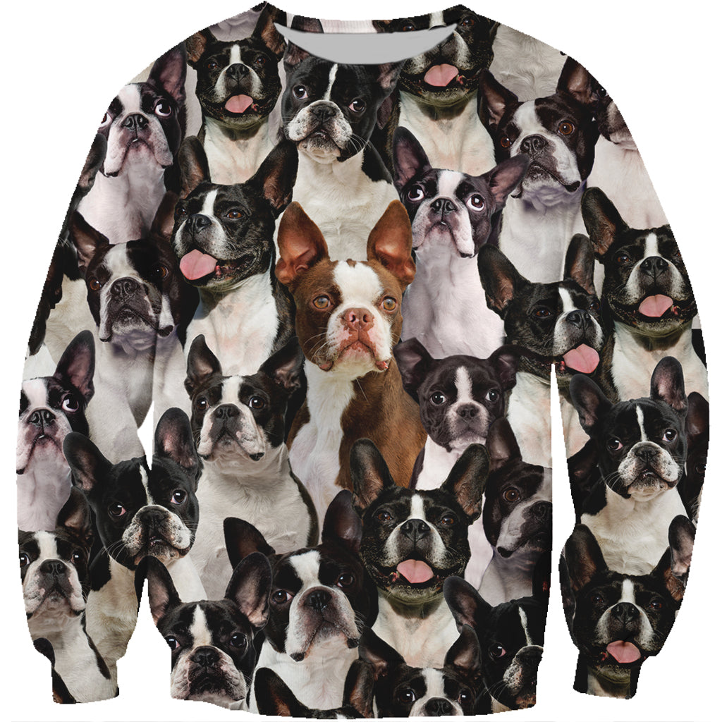 Sie werden einen Haufen Boston Terrier haben - Sweatshirt V1