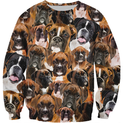 Sie werden einen Haufen Boxerhund haben - Sweatshirt V1