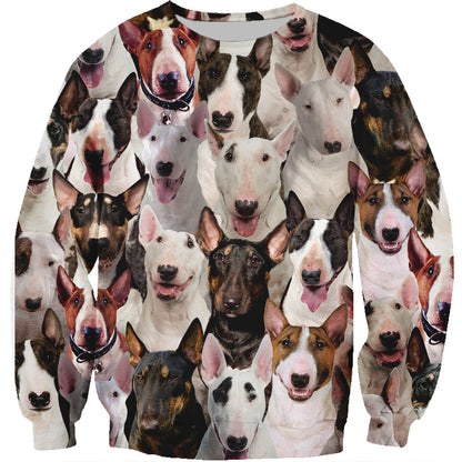 Vous aurez un tas de Bull Terriers - Sweatshirt V1