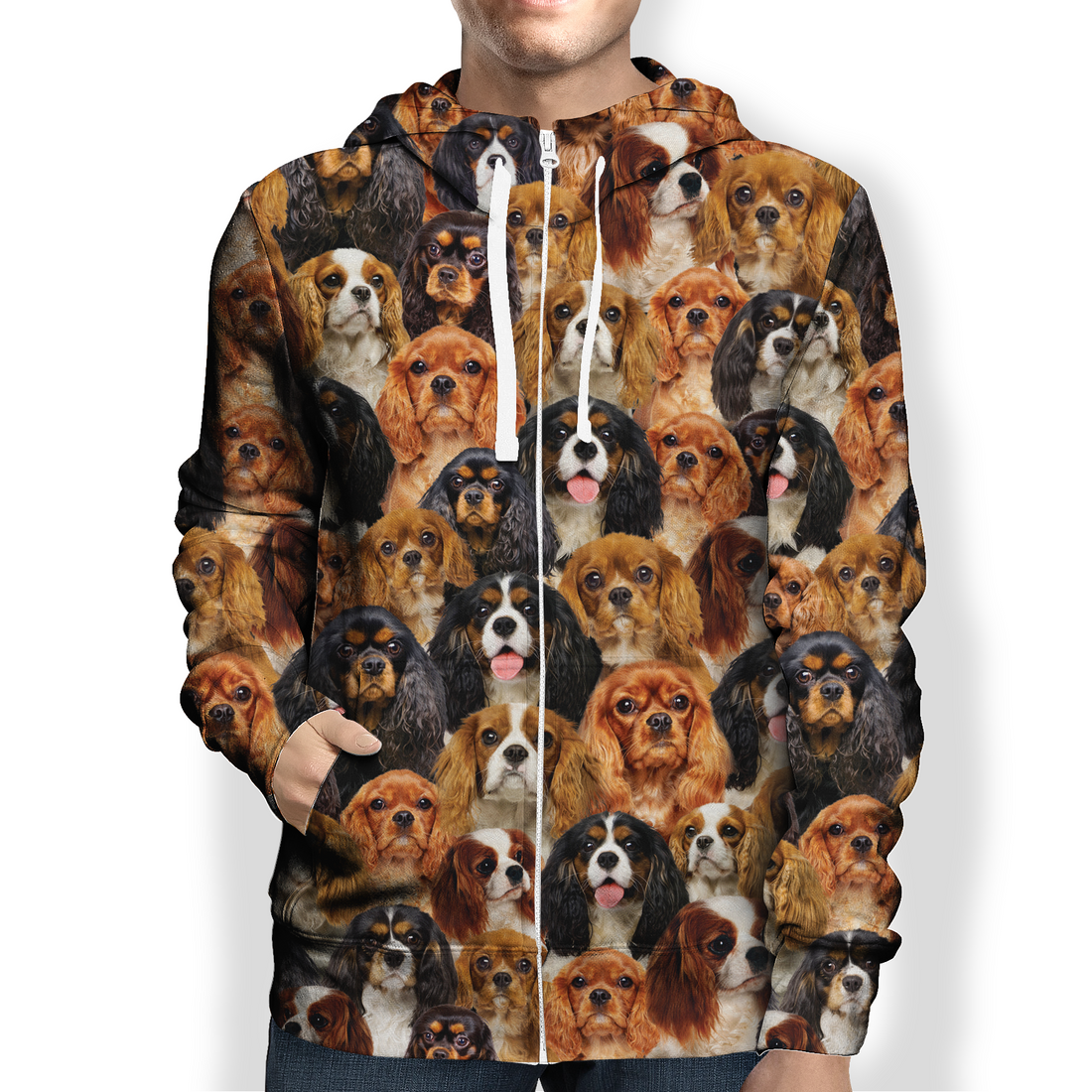 Cavalier King Charles Spaniel Meditate Yoga Hoodie main image 0
