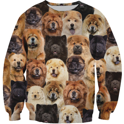 Vous aurez un tas de Chow Chows - Sweatshirt V1