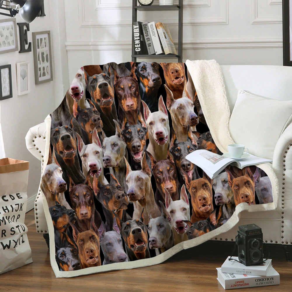 You Will Have A Bunch Of Doberman Pinchers - Blanket V1