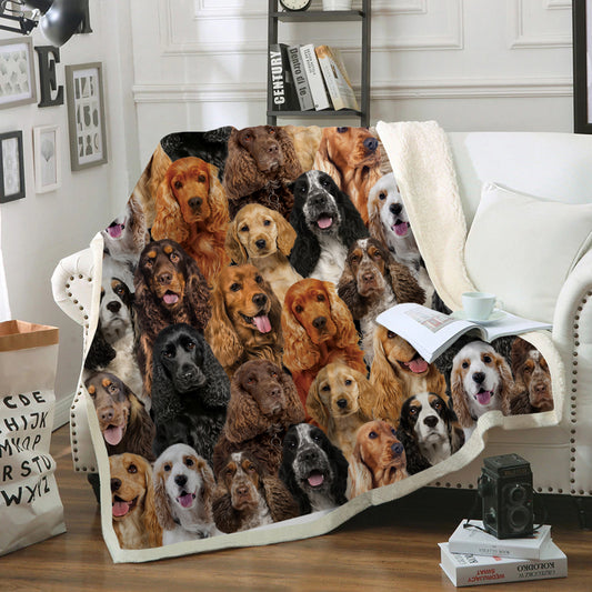 You Will Have A Bunch Of English Cocker Spaniels - Blanket V1