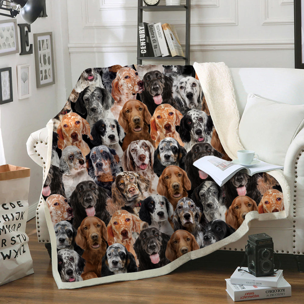 You Will Have A Bunch Of English Setters - Blanket V1