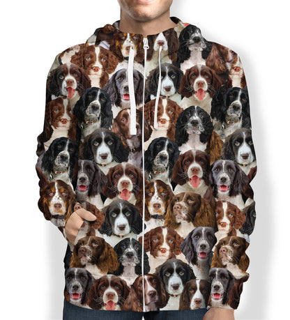 You Will Have A Bunch Of English Springer Spaniels - Hoodie V1