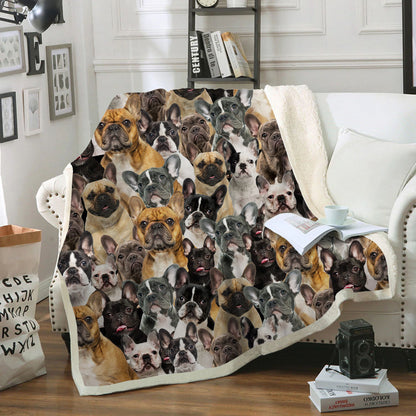 You Will Have A Bunch Of French Bulldogs - Blanket V1