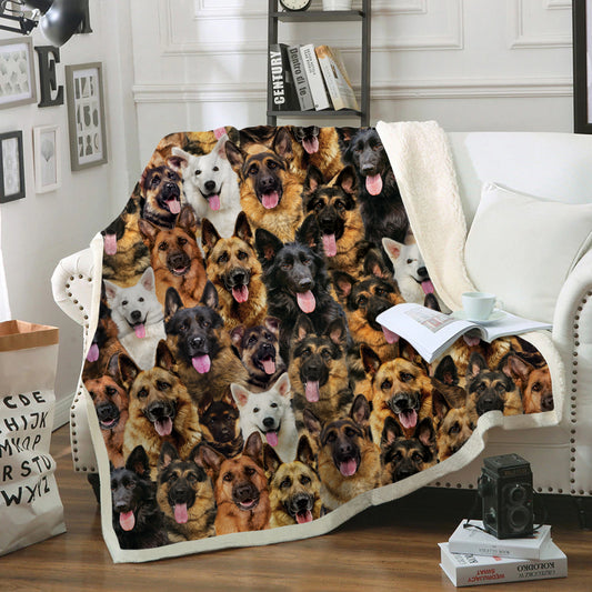 You Will Have A Bunch Of German Shepherds - Blanket V1