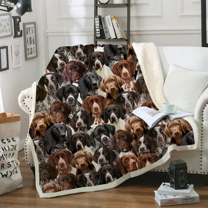 You Will Have A Bunch Of German Shorthaired Pointers - Blanket V1