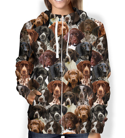 You Will Have A Bunch Of German Shorthaired Pointers - Hoodie V1