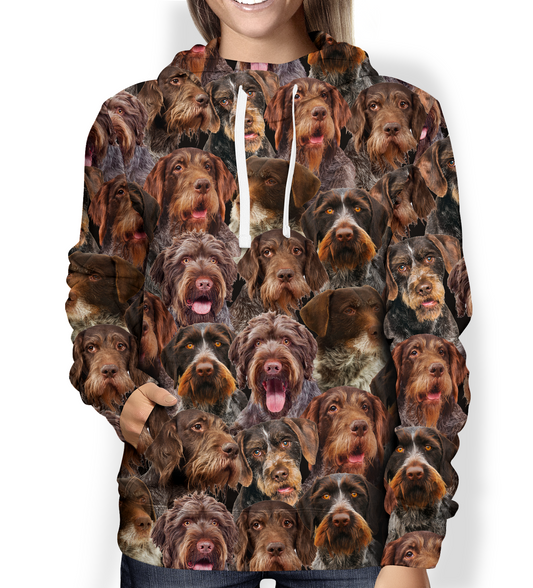 You Will Have A Bunch Of German Wirehaired Pointers - Hoodie V1