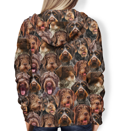You Will Have A Bunch Of German Wirehaired Pointers - Hoodie V1