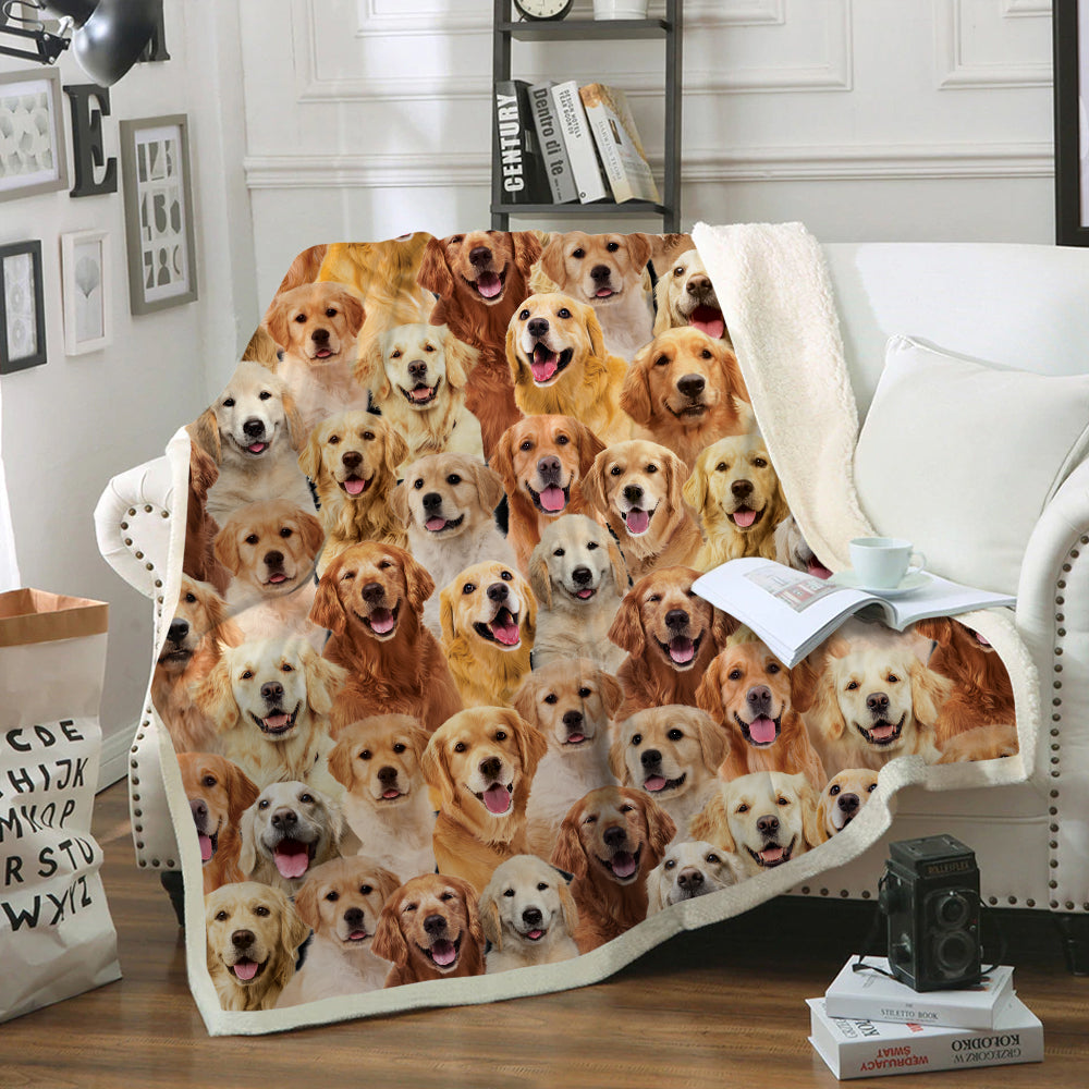 You Will Have A Bunch Of Golden Retrievers - Blanket V1