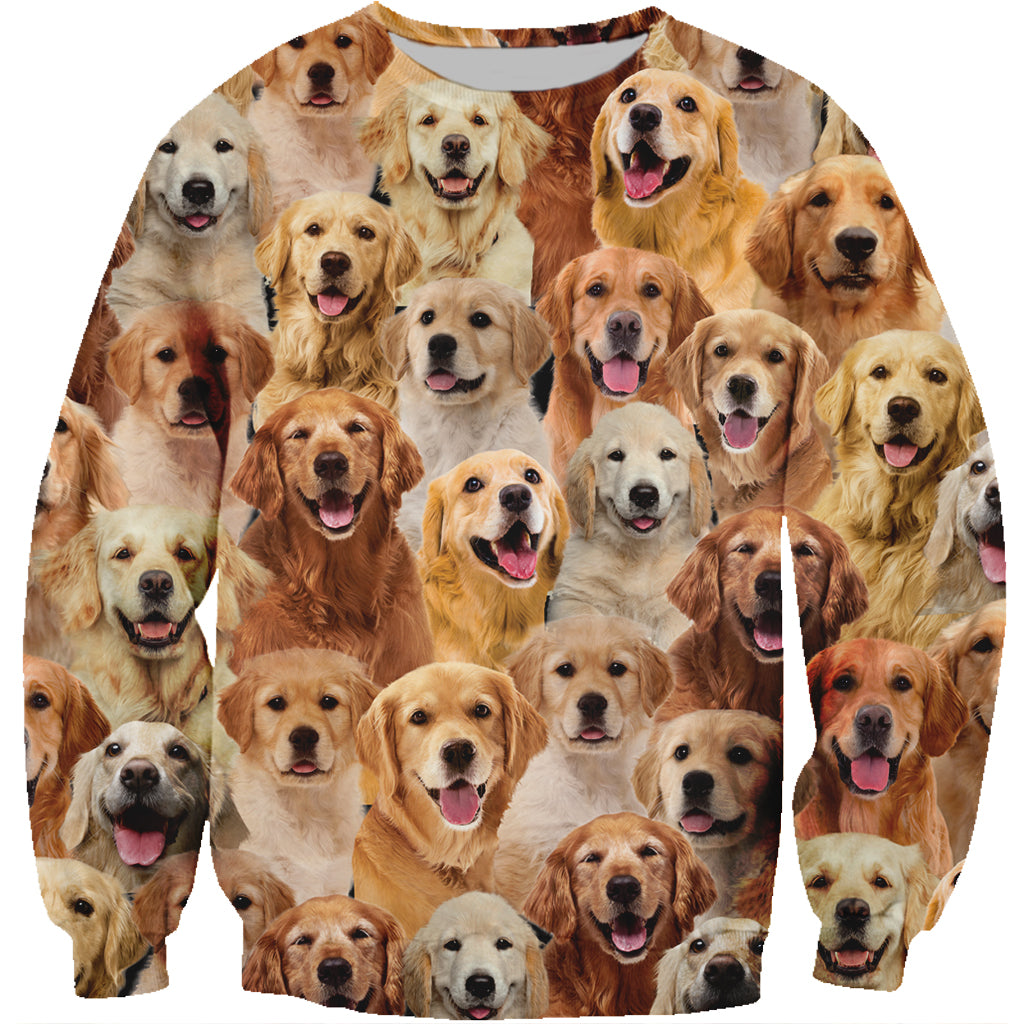 You Will Have A Bunch Of Golden Retrievers - Sweatshirt V1