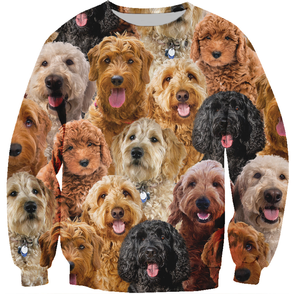 Du wirst einen Haufen Goldendoodles haben - Sweatshirt V1