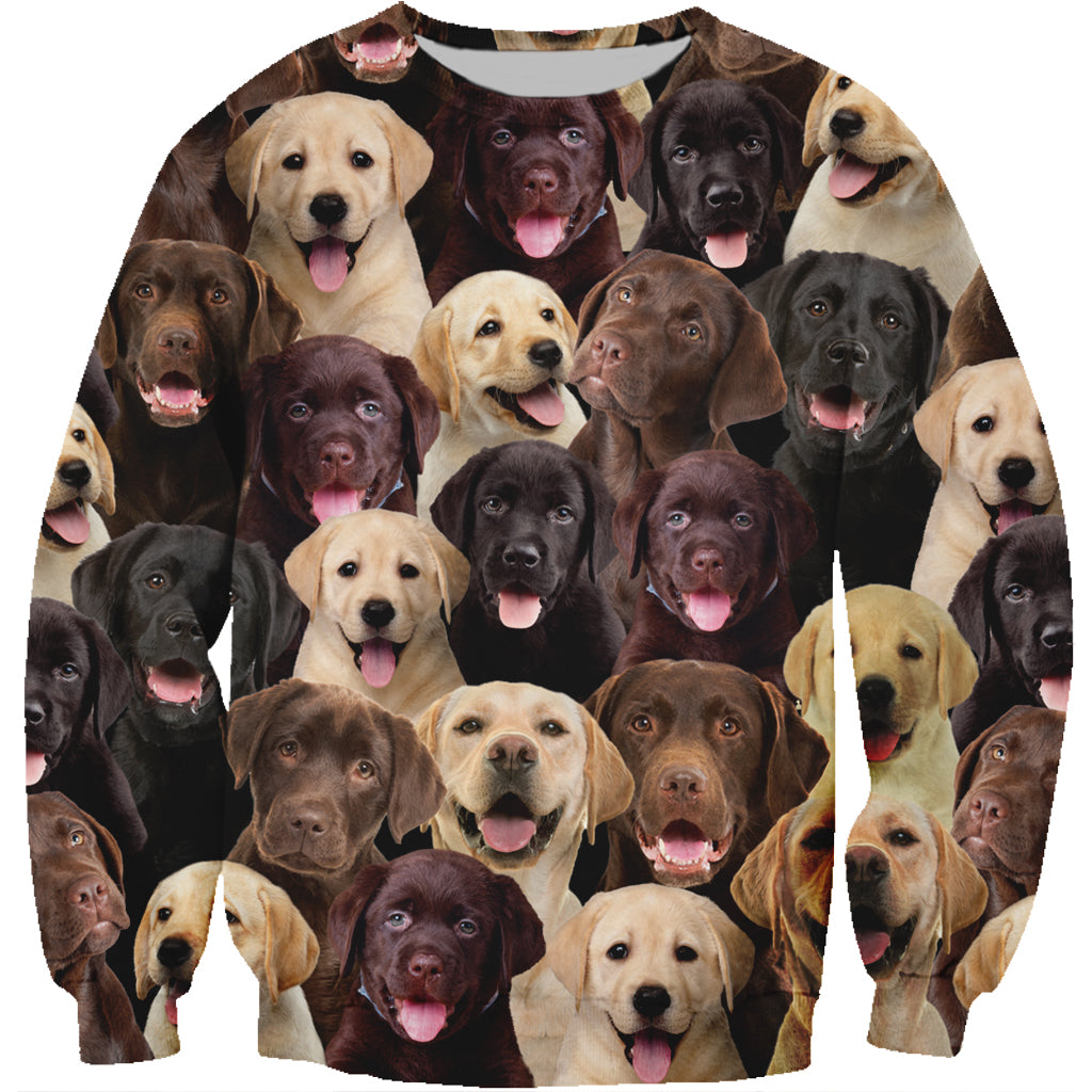 Vous aurez une bande de labradors - Sweatshirt V1