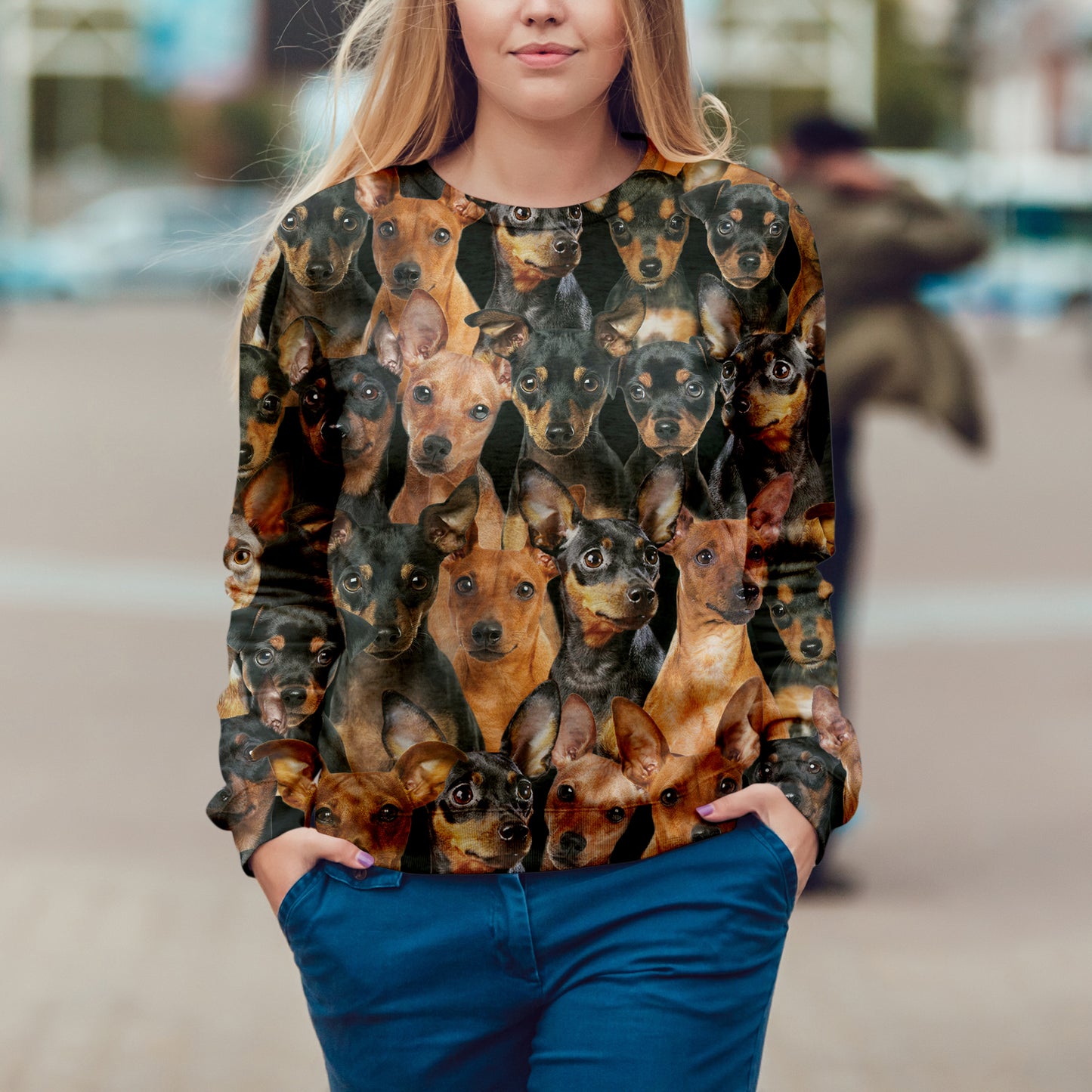 Sie werden einen Haufen Zwergpinscher haben - Sweatshirt V1