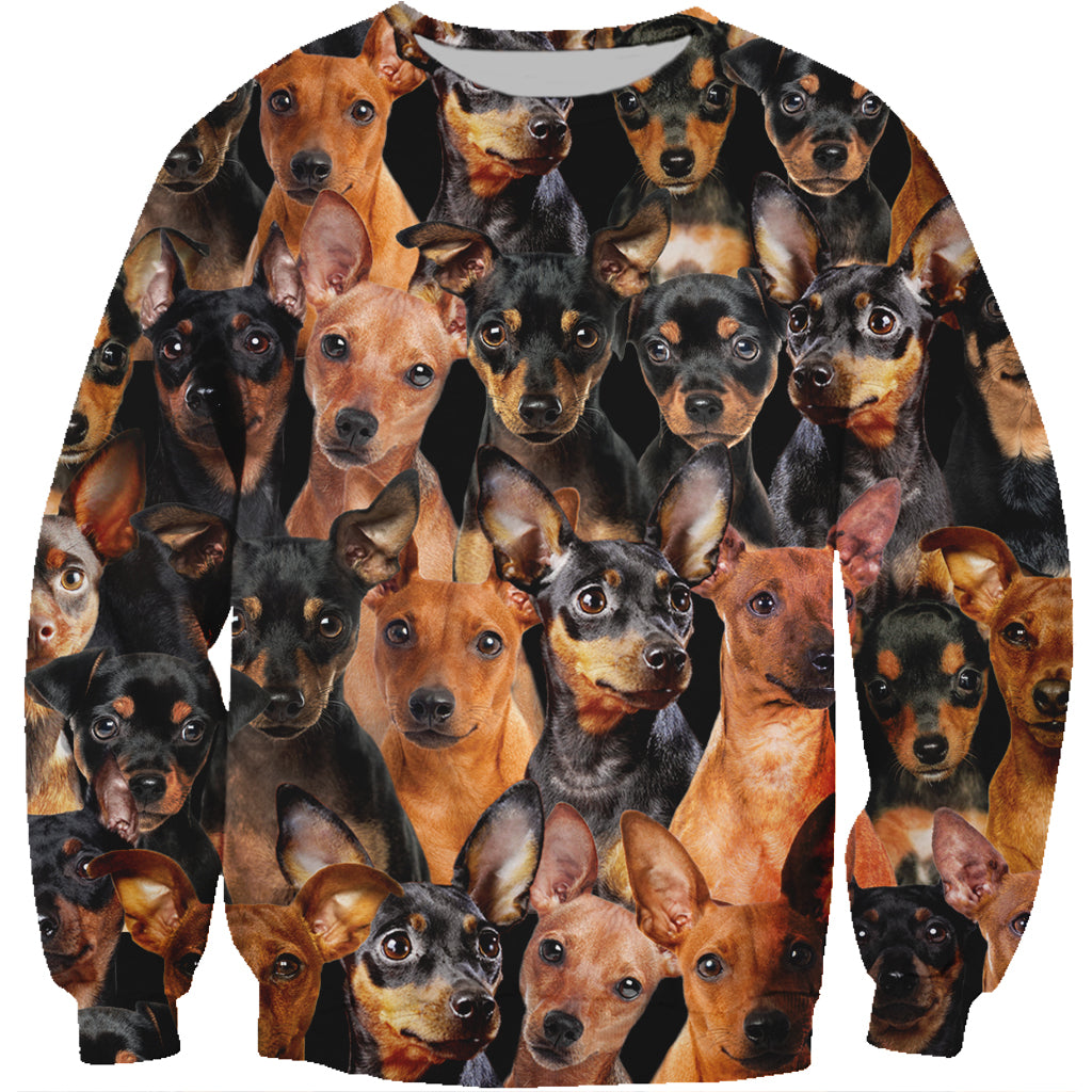 Sie werden einen Haufen Zwergpinscher haben - Sweatshirt V1