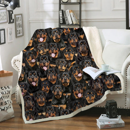 You Will Have A Bunch Of Rottweilers - Blanket V1