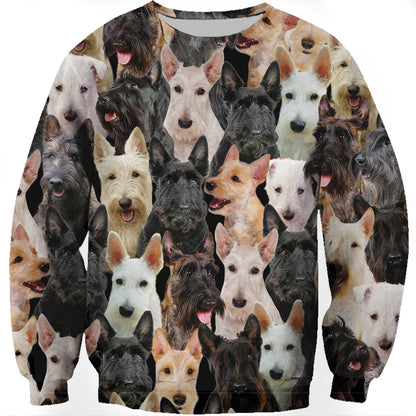 Vous aurez un groupe de terriers écossais - Sweatshirt V1
