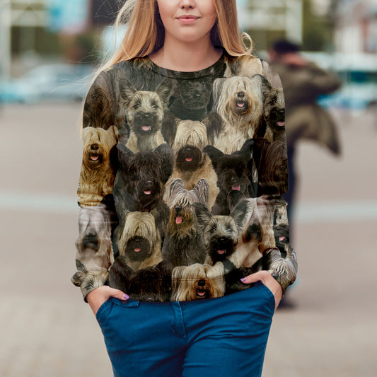 Vous aurez un groupe de Skye Terriers - Sweatshirt V1
