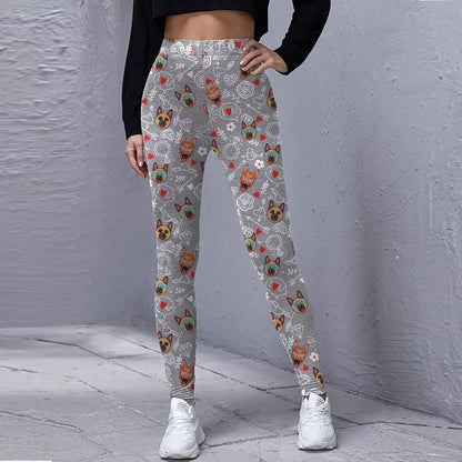 Your Cupid Is Your German Shepherd - Follus Leggings