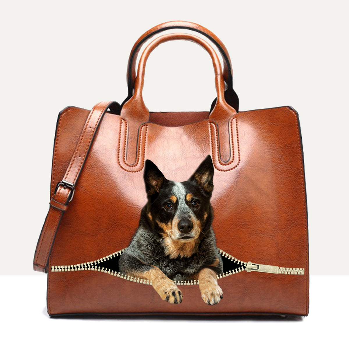 Your Best Companion - Australian Cattle Luxury Handbag V1