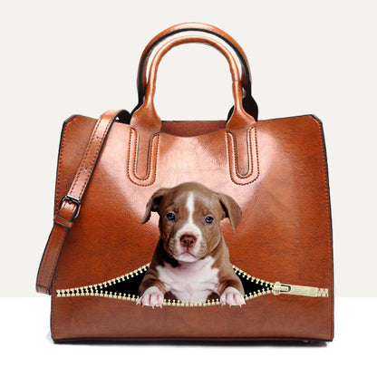 Your Best Companion - American Pit Bull Terrier Luxury Handbag V1