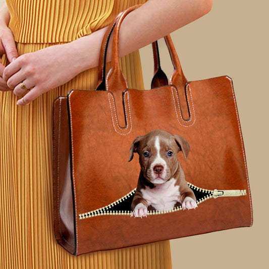Your Best Companion - American Pit Bull Terrier Luxury Handbag V1
