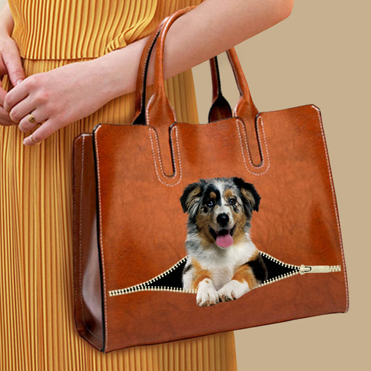 Your Best Companion - Australian Shepherd Luxury Handbag V1