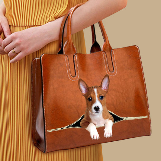 Your Best Companion - Basenji Luxury Handbag V1