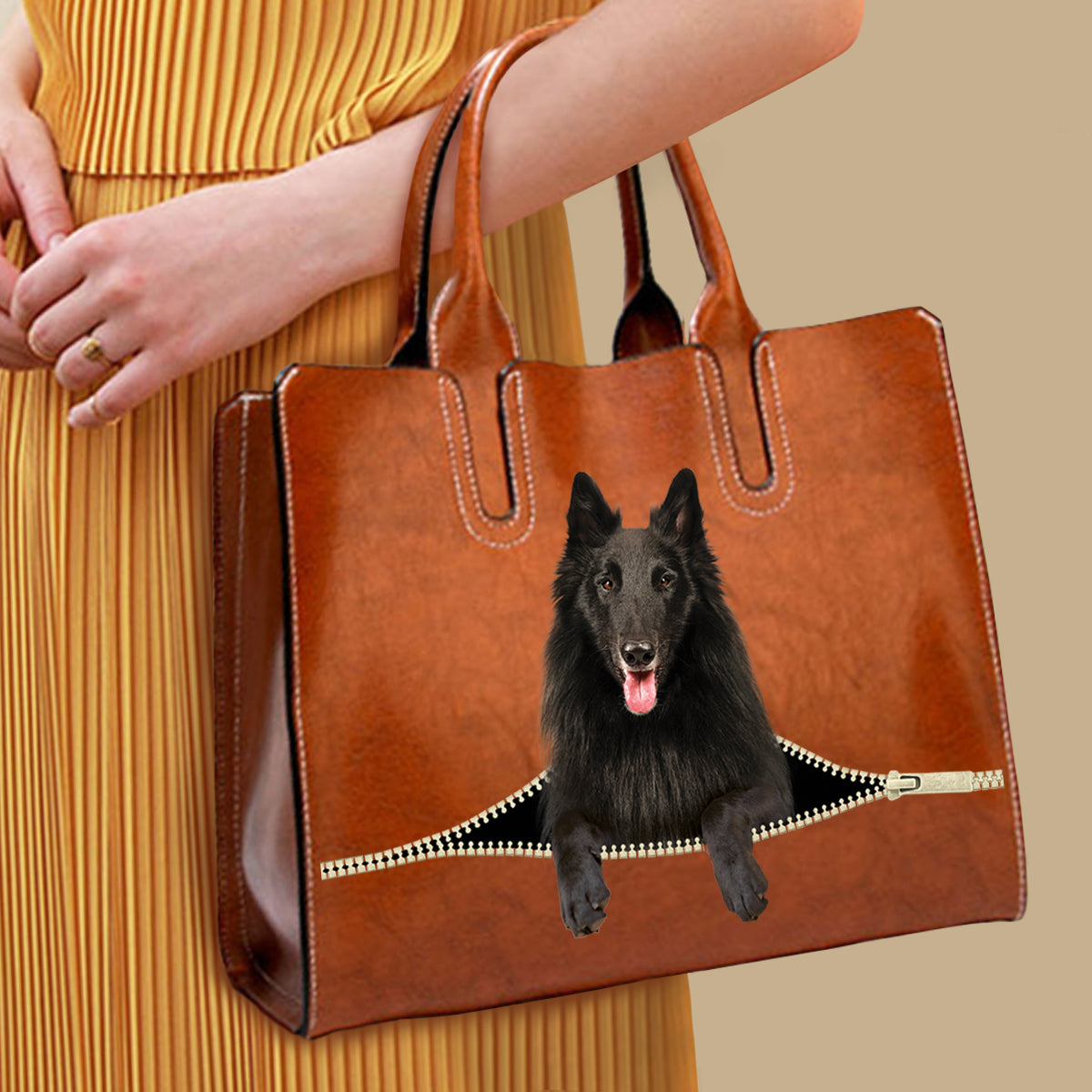 Your Best Companion - Belgian Shepherd Luxury Handbag V1