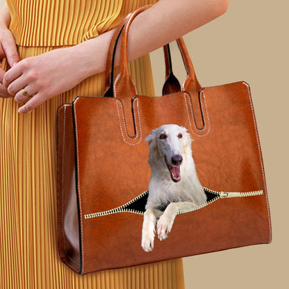 Your Best Companion - Borzoi Luxury Handbag V1