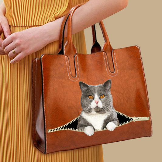 Your Best Companion - British Shorthair Cat Luxury Handbag V3