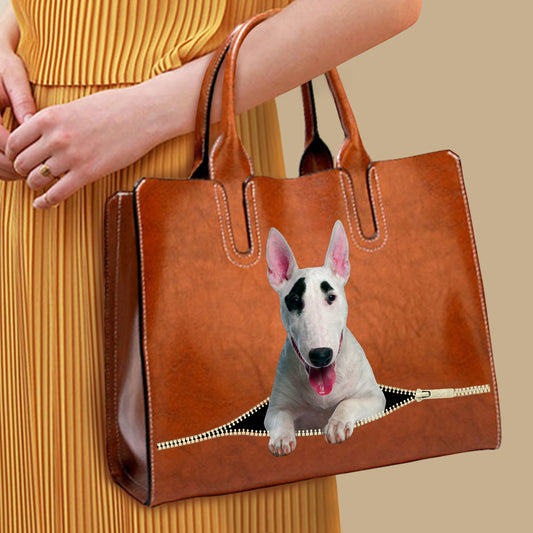 Your Best Companion - Bull Terrier Luxury Handbag V1