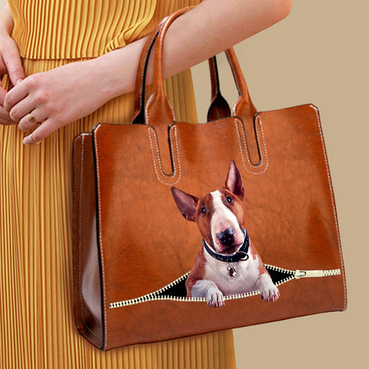 Your Best Companion - Bull Terrier Luxury Handbag V2