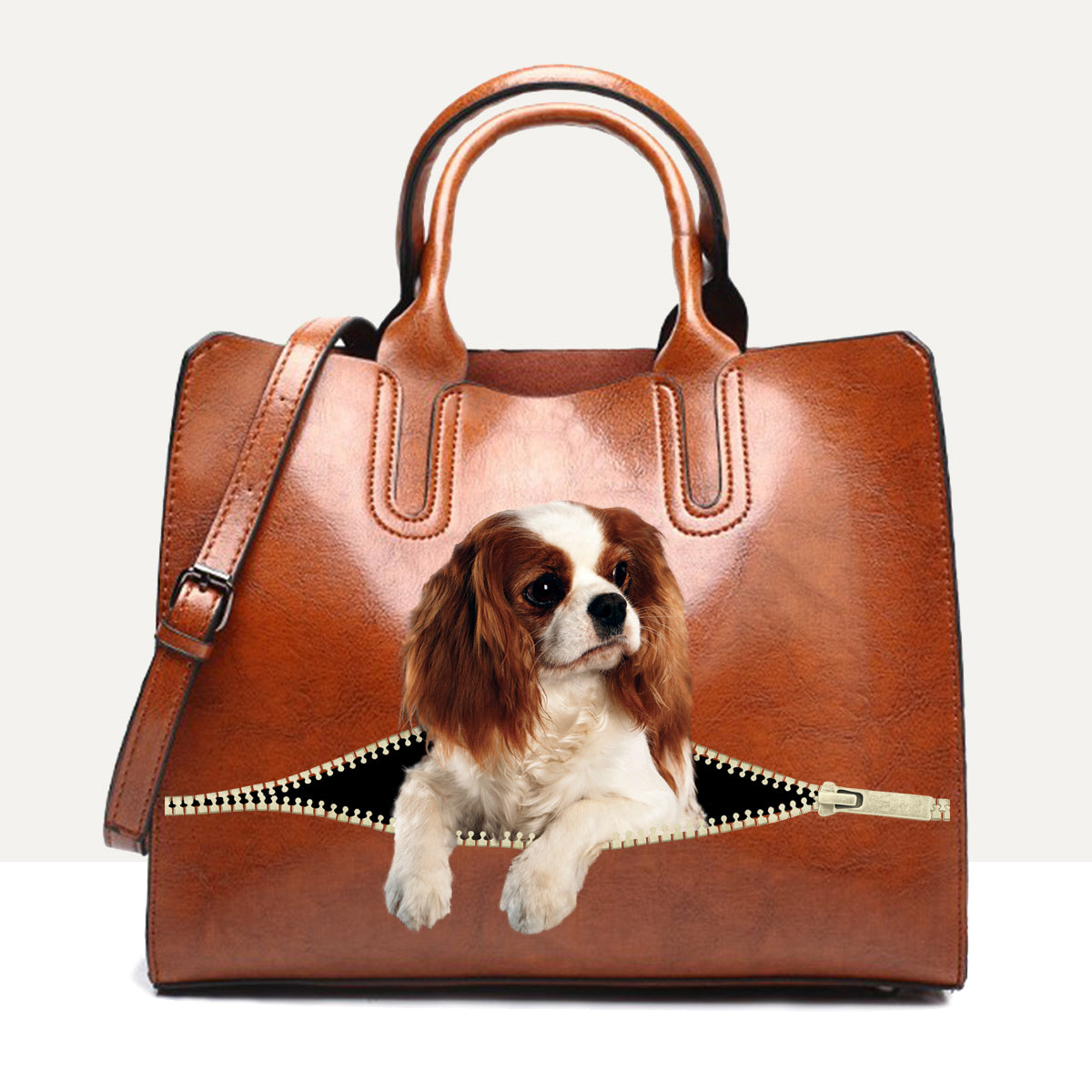 Your Best Companion - Cavalier King Charles Spaniel Luxury Handbag V2
